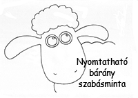 bárány szabásminta