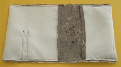 notesztartó textil mappa